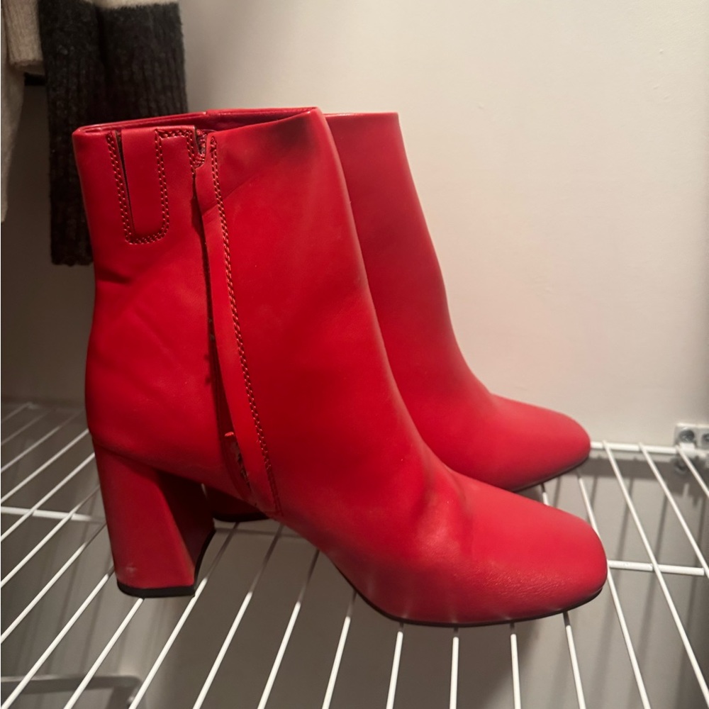 Red booties - perfect for GAMEDAY BOOTS